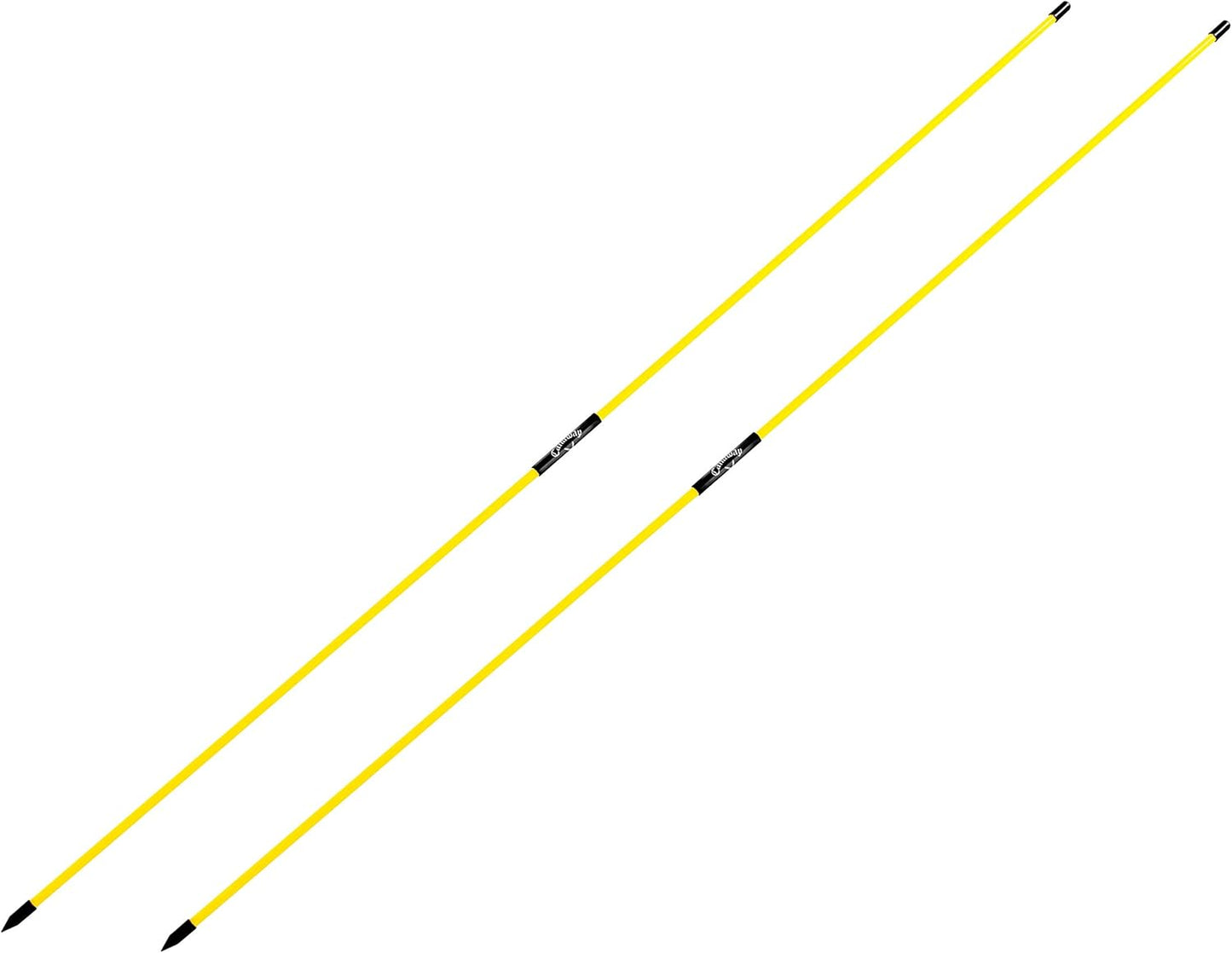 Alignment Stix, Golf Swing Trainer, Yellow, 48 Inches, (Set of 2)