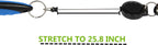 ® Golf Club Brush and Club Groove Cleaner 2 Ft Retractable Zip-Line Aluminum Carabiner, Lightweight and Stylish, Ergonomic Design, Easily Attaches to Golf Bag