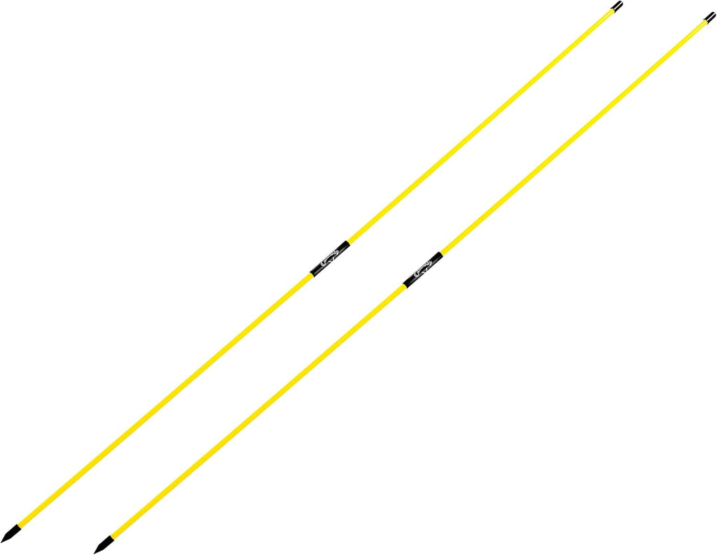 Alignment Stix, Golf Swing Trainer, Yellow, 48 Inches, (Set of 2)